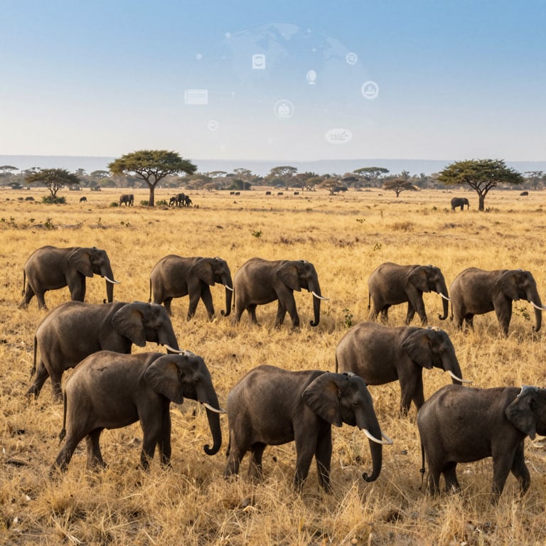 Iniziative Globali per Salvare gli Elefanti dall'Estinzione in Africa