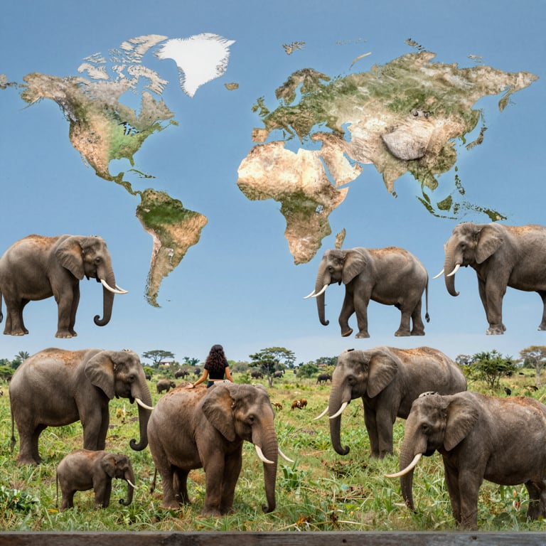 Iniziative Mondiali per Salvare le Popolazioni di Elefanti