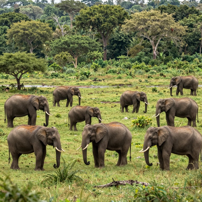 Proteggere gli Habitat degli Elefanti: Sforzi Mondiali per la Salvaguardia della Fauna