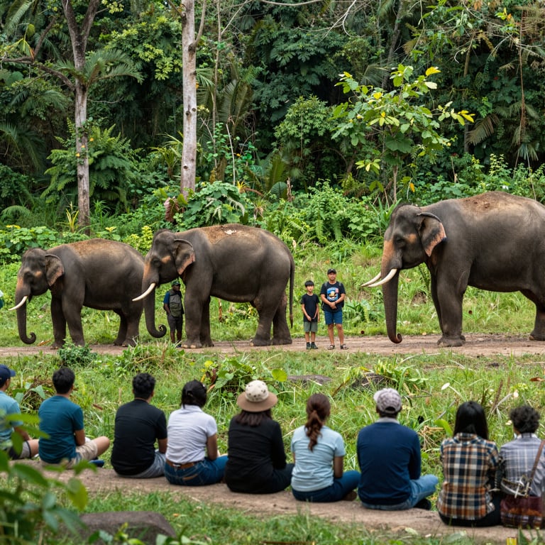 Il Turismo Sostenibile per la Protezione degli Elefanti Asiatici in Azione
