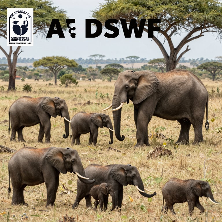 DSWF guida iniziative globali per salvaguardia elefanti africani