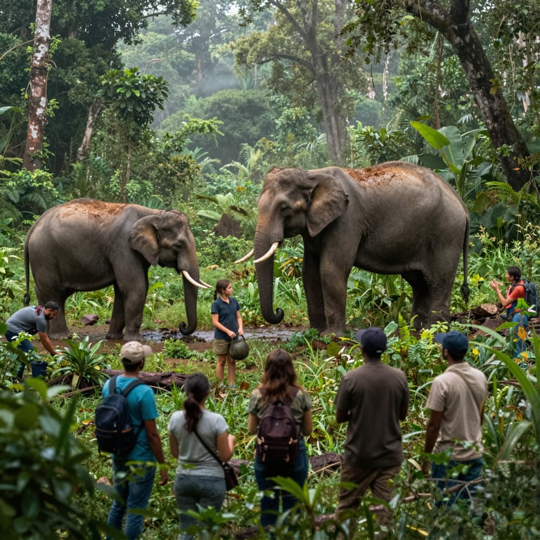 Iniziative Globali per Salvare gli Elefanti di Foresta in Africa