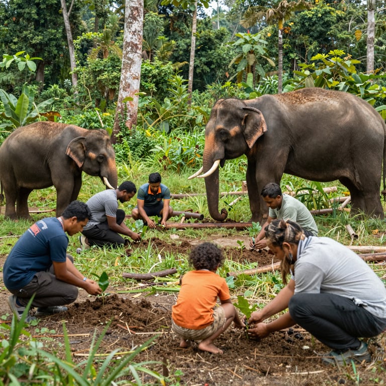 Preservare l'Habitat degli Elefanti: Sforzi Globali per Salvare Specie in Pericolo