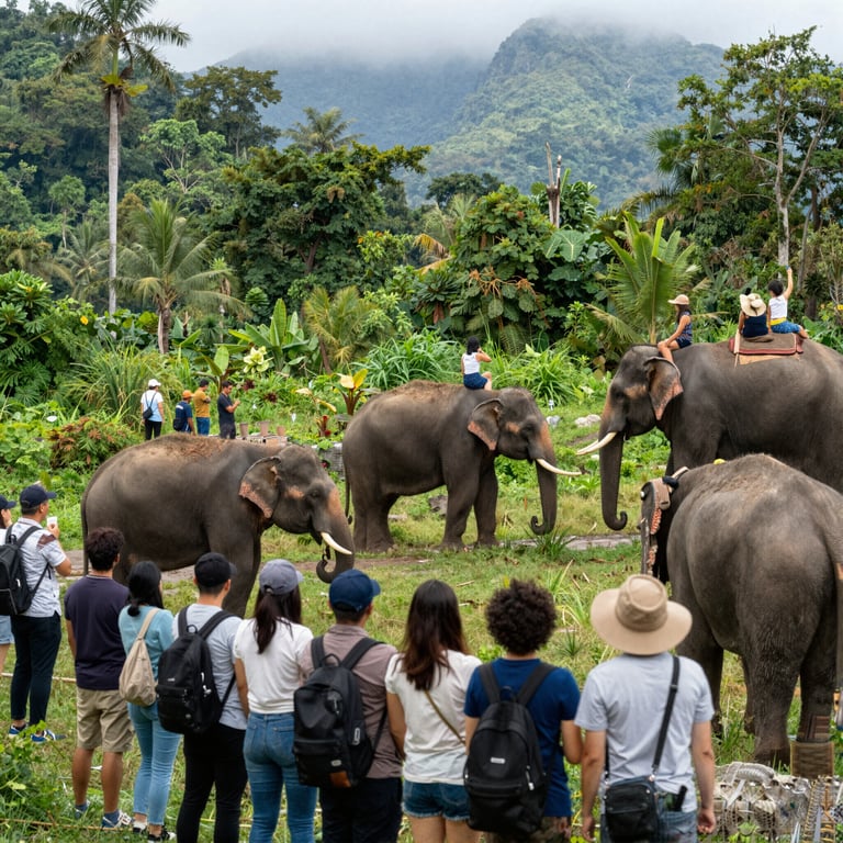 Come il Turismo Responsabile Aiuta la Conservazione degli Elefanti Asiatici