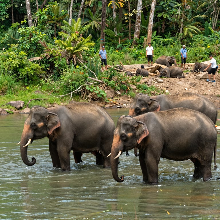 La Lotta Quotidiana per Salvaguardare l'Abitat Naturale degli Elefanti in Pericolo