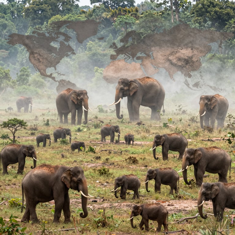 L'Urgenza di Proteggere gli Habitat degli Elefanti in Tutto il Mondo