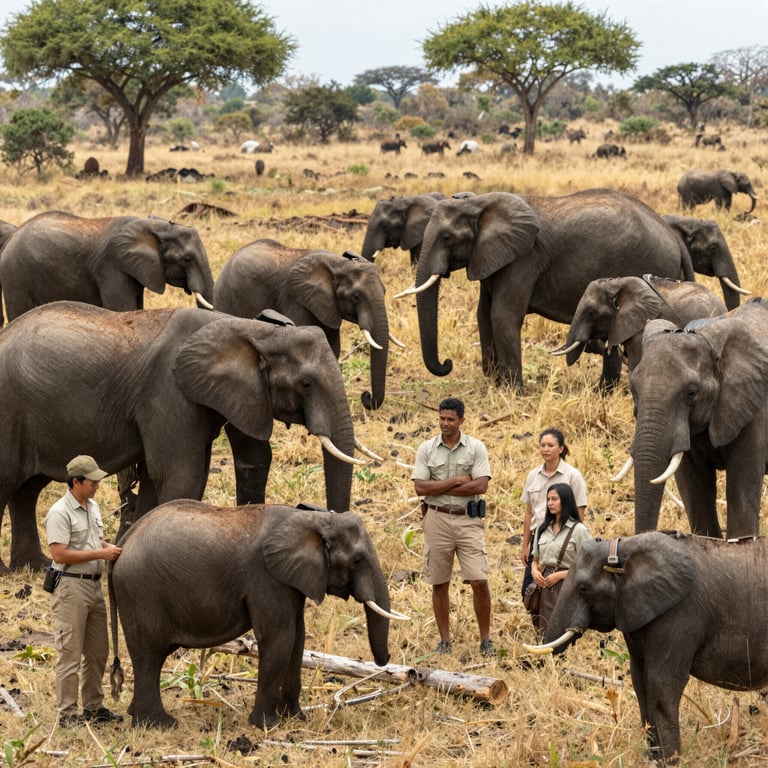 Iniziative Globali per Proteggere le Popolazioni di Elefanti in Africa