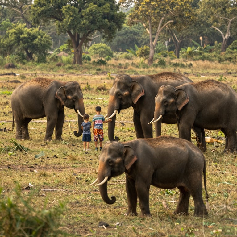 Preservare l'Habitat Naturale: Protezione Essenziale per gli Elefanti Selvatici