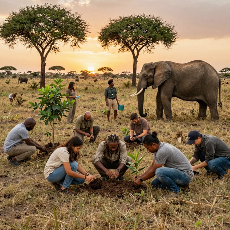 Sforzi Globali per Salvare gli Elefanti Proteggendo i Loro Habitat Vitali