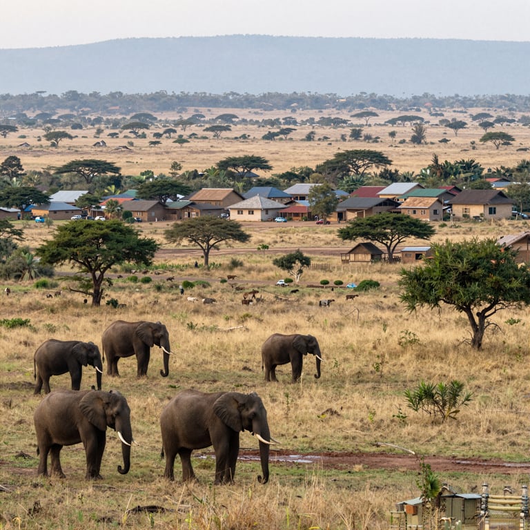 Convivenza Pacifica tra Elefanti e Comunità Umane per un Futuro Sostenibile
