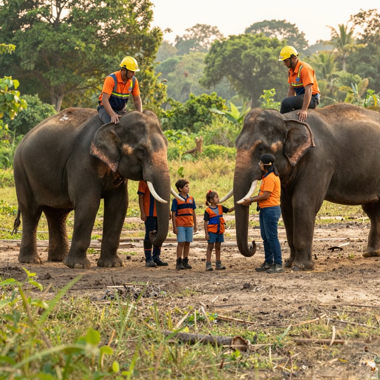 Speranza per gli Elefanti Asiatici: Missioni di Soccorso e Protezione in Thailandia