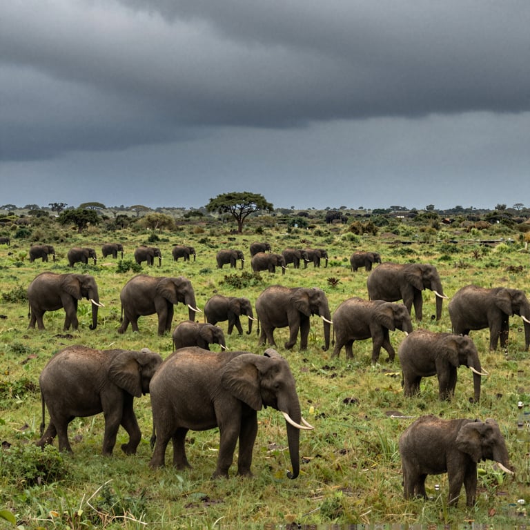 Minaccia ai Giganti: Oltre Mille Elefanti a Rischio Rimozione dai Parchi Protetti
