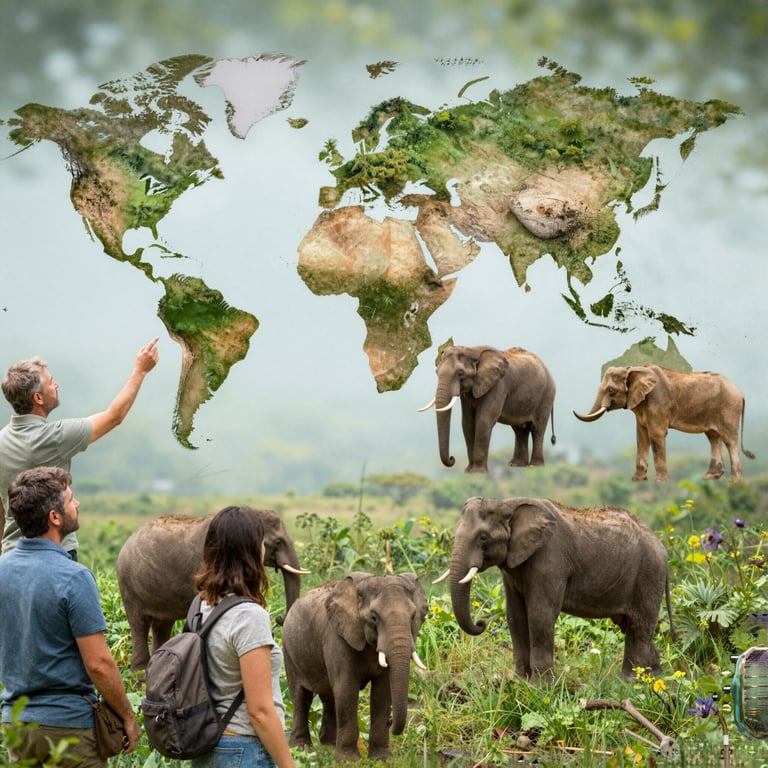 Progetti Internazionali per Salvare la Fauna Elefantiaca Selvatica