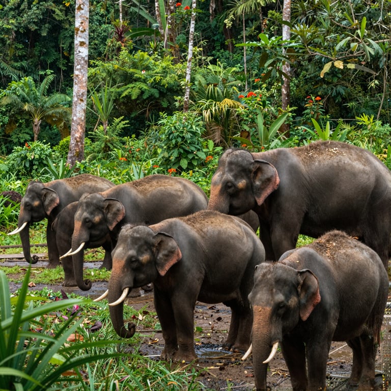Prabowo lancia direttiva presidenziale per tutelare la popolazione di elefanti in Indonesia