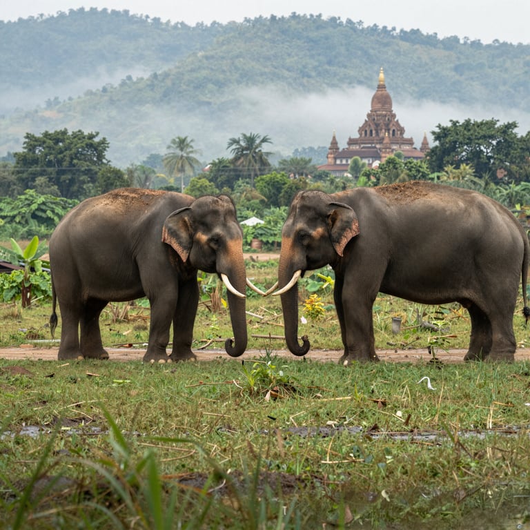 Iniziative Non-Profit per la Cura e Salvaguardia della Popolazione Elefantina in Thailandia