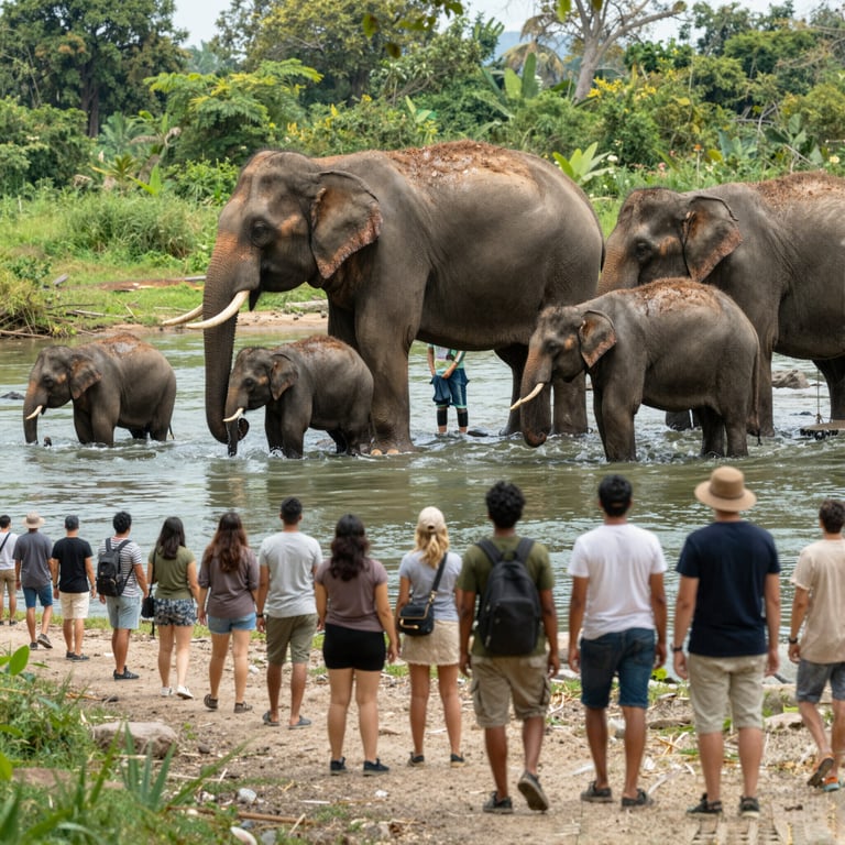 Guida al Turismo Sostenibile: Interazioni Sicure e Amichevoli con gli Elefanti