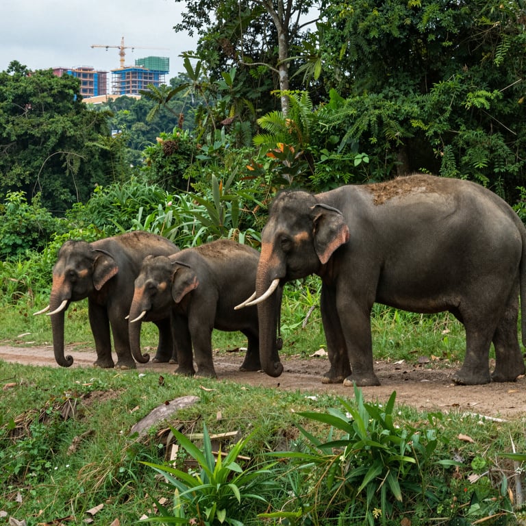 Proteggere l'Habitat Naturale degli Elefanti dalle Minacce Moderne