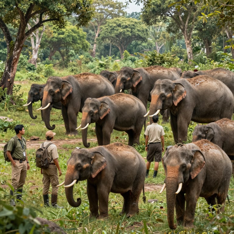 Sforzi Globali per Salvare gli Elefanti: Preservare Ambienti Naturali dal Poaching