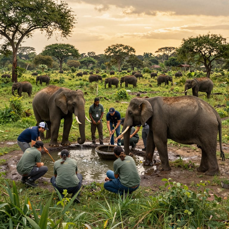 Iniziative Locali per Salvare e Conservare la Vita degli Elefanti