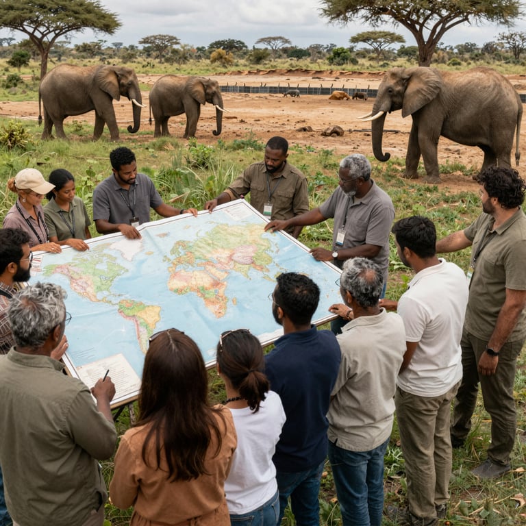 Iniziative Internazionali per Salvare gli Elefanti dalla Bracconeria e dal Cambiamento Climatico