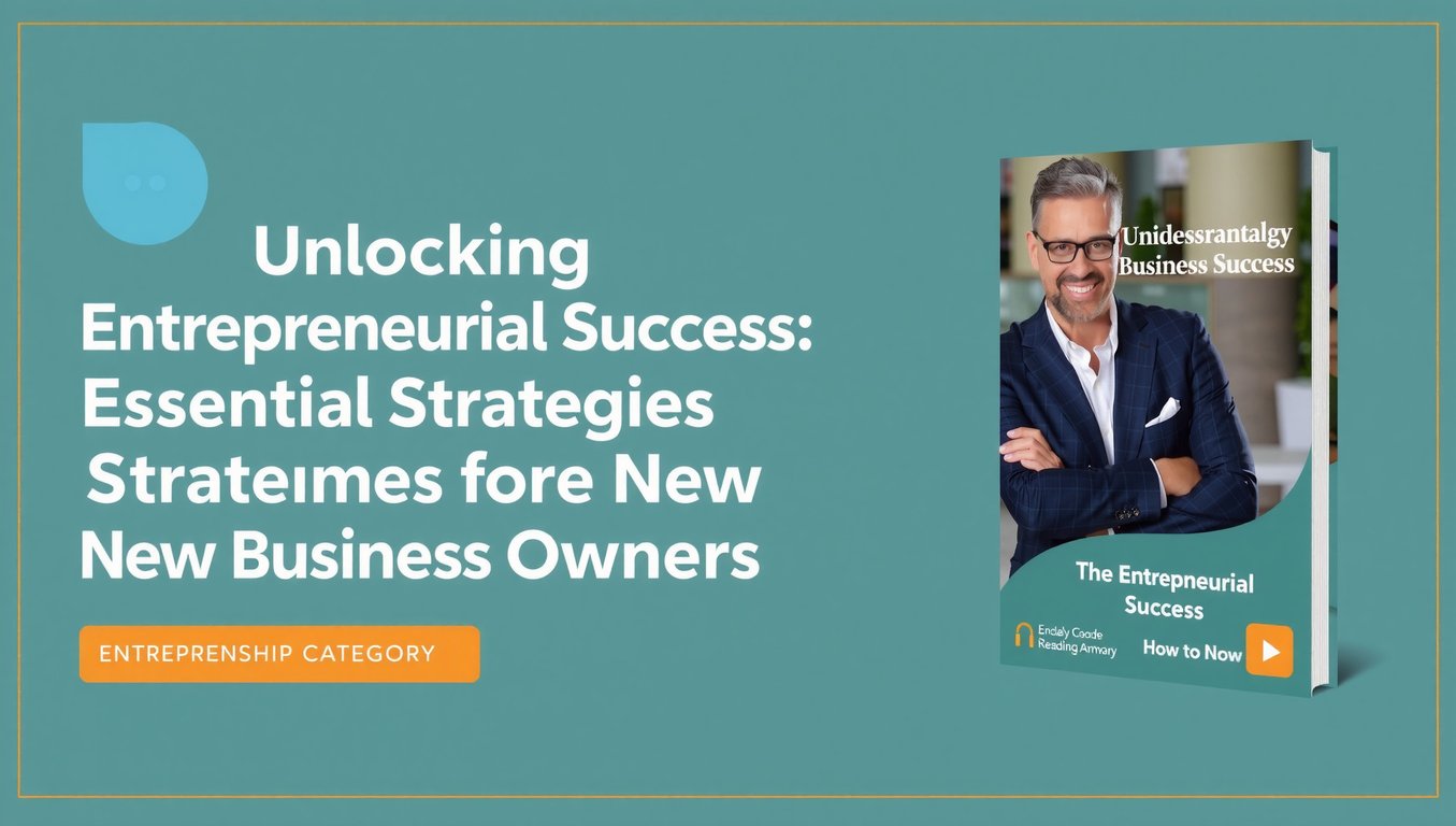 Unlocking Entrepreneurial Success: Essential Strategies for New Business Owners
