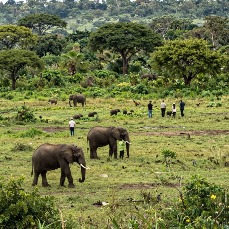 Preservare gli Habitat degli Elefanti: Sforzi per la Conservazione della Fauna Selvatica