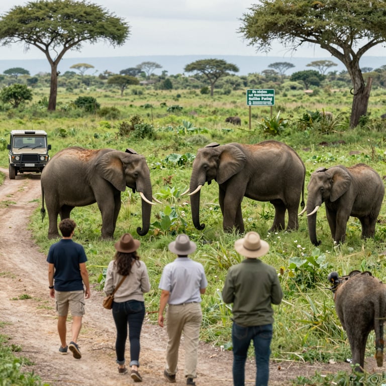 Guida Turistica Sostenibile per Incontri Armoniosi con gli Elefanti Protetti