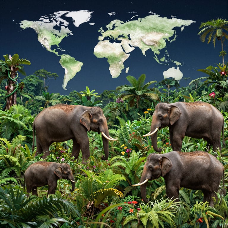 Iniziative Globali per Proteggere le Foreste Abitate dagli Elefanti