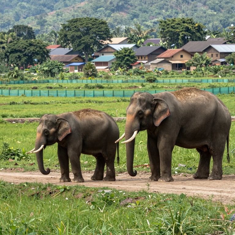 Progetti Ecologici che Aiutano gli Elefanti a Coesistere con l'Uomo