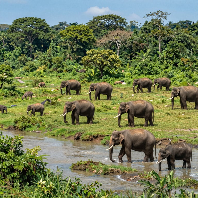 Preservare l'Habitat Naturale degli Elefanti: Impegni Globali per la Sopravvivenza