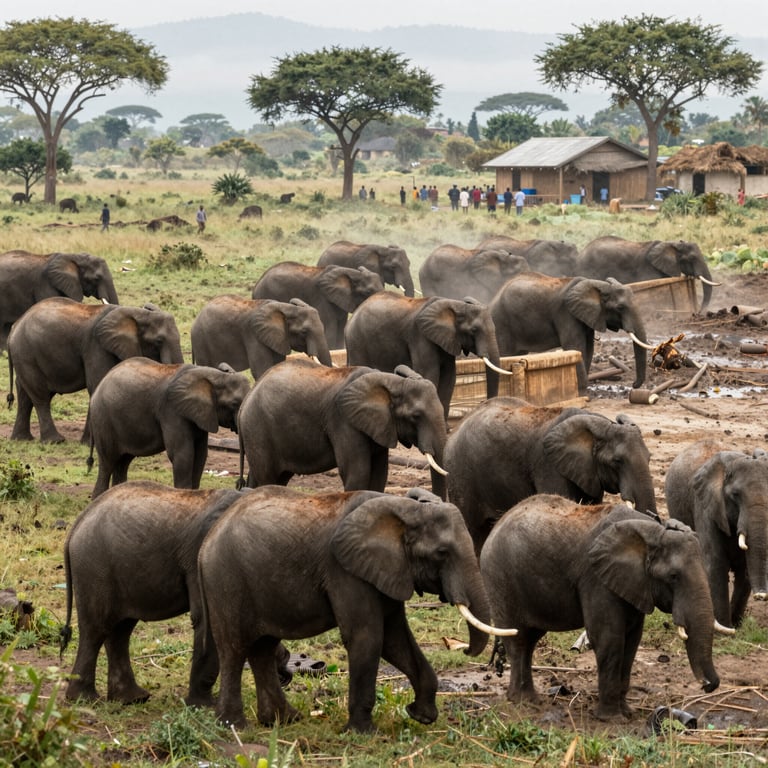 Iniziative Anti-Conflitto Uomo-Elefante Causano Aumento Morti tra Pachidermi