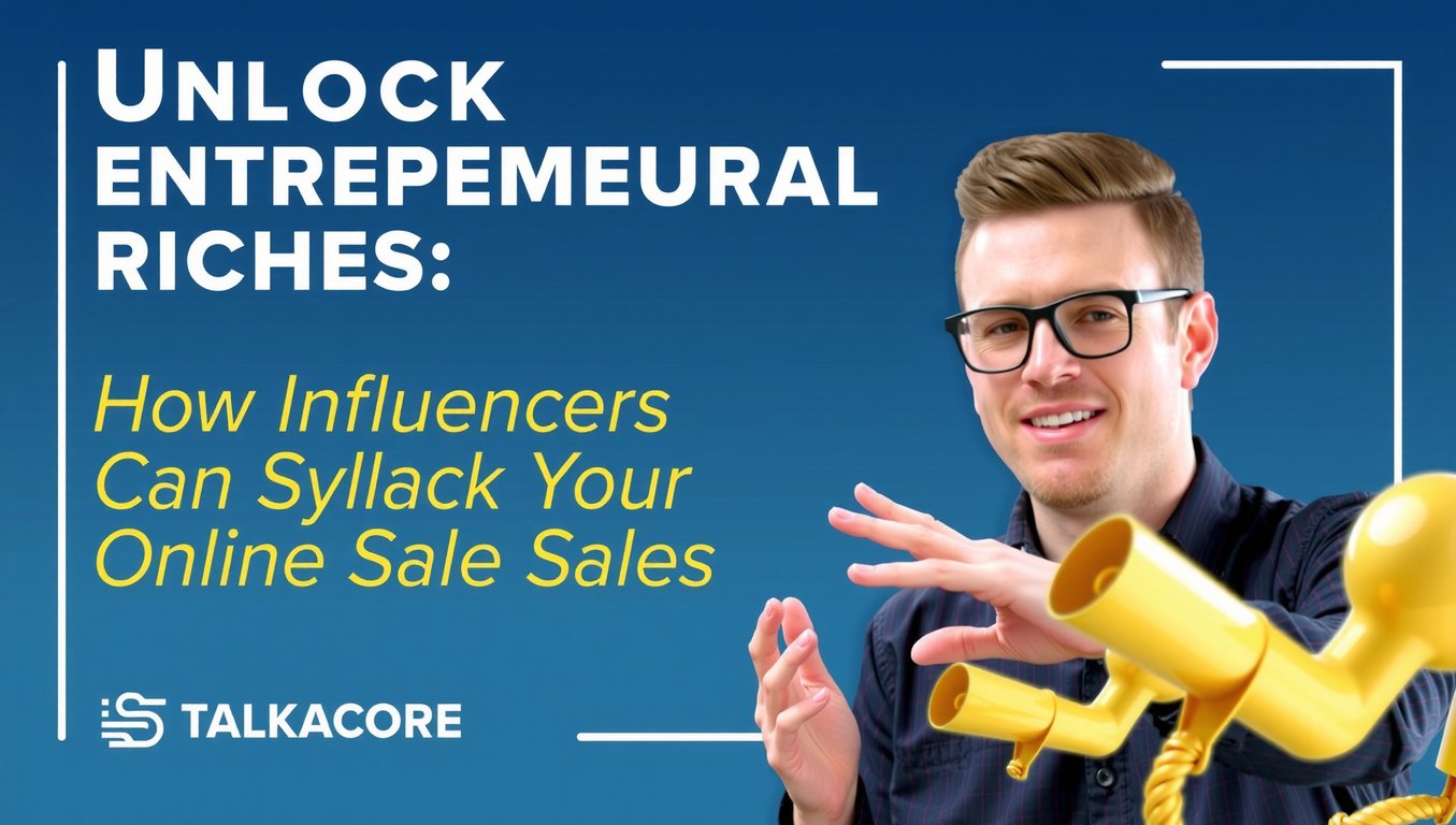 Unlock Entrepreneurial Riches: How Influencers Can Skyrocket Your Online Sales