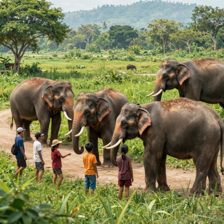 Come Sostenere la Protezione degli Elefanti in Thailandia Attraverso Donazioni