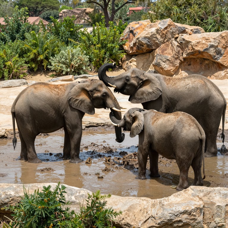 Conservación Avanzada: El Parque Safari de Escondido Inaugura Espacio para Elefantes