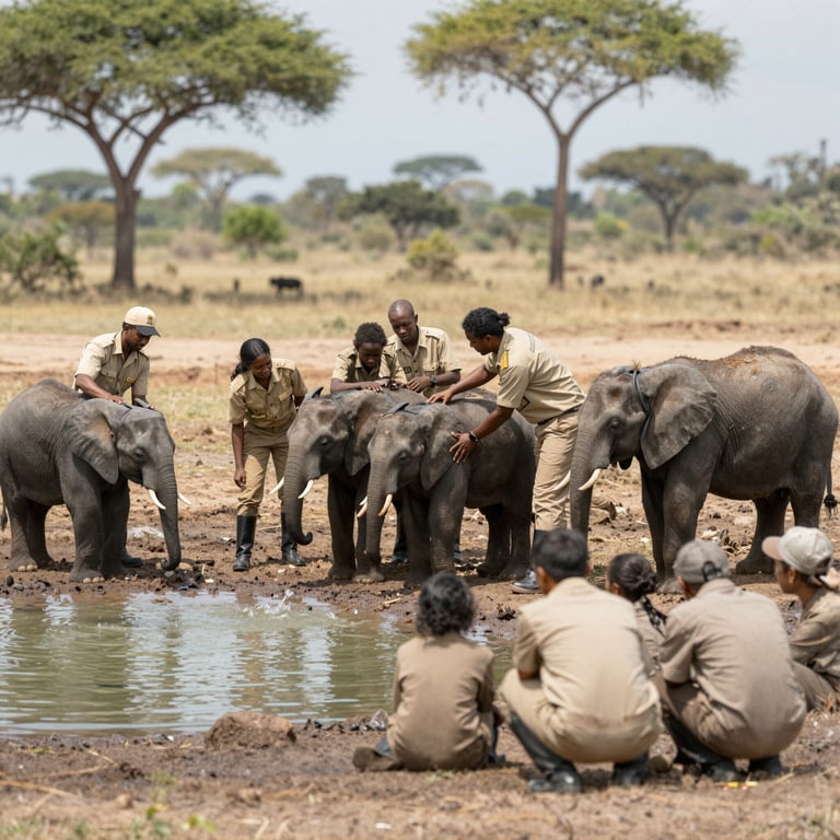 Volontariato Globale per Proteggere e Aiutare gli Elefanti