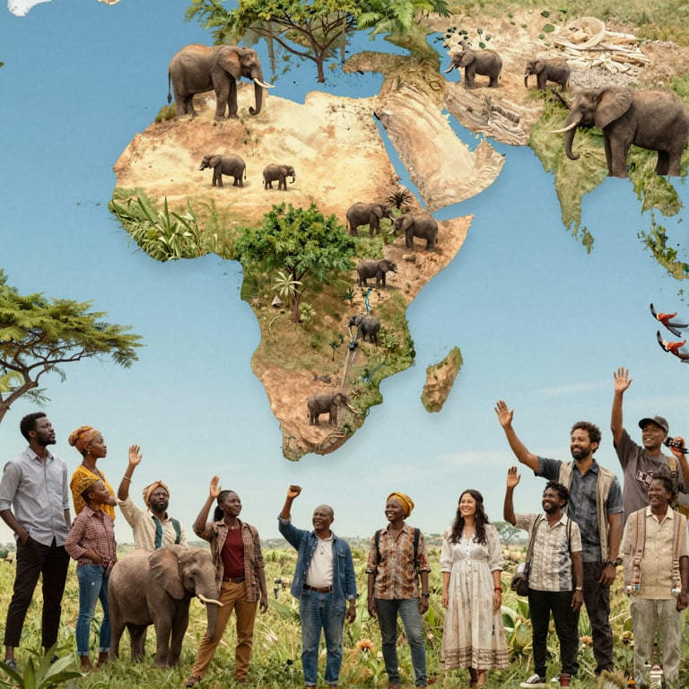 Iniziative Mondiali per Salvare la Popolazione di Elefanti Africani