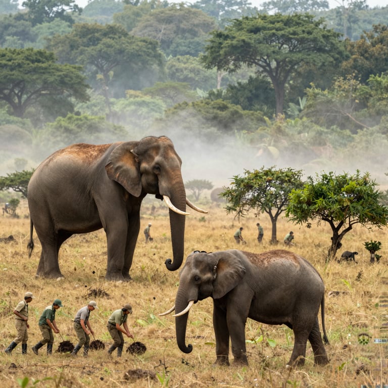 Iniziative Globali per Conservare gli Elefanti e i Loro Ambienti Naturali