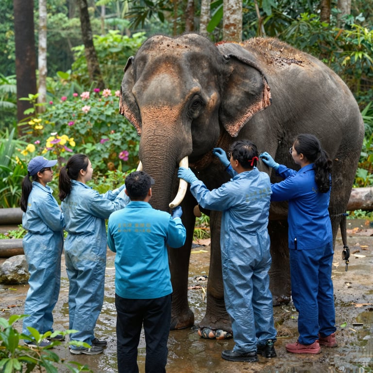 Iniziative Volontarie per Proteggere e Salvare gli Elefanti Globalmente