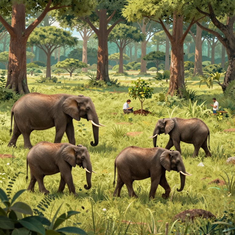 Preservare gli Habitat Elefantini: Sforzi Vitali per la Conservazione della Fauna Selvatica