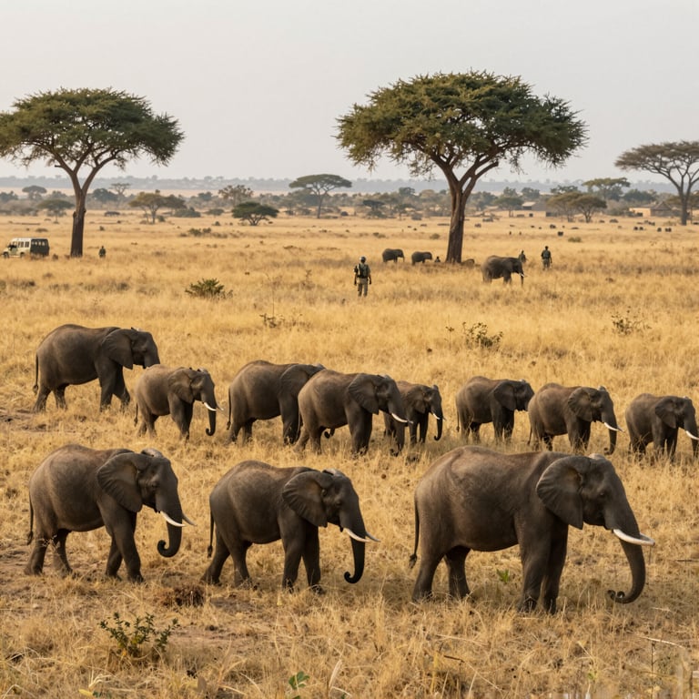 Finanziamenti ECF Rivitalizzano la Tutela degli Elefanti in Africa