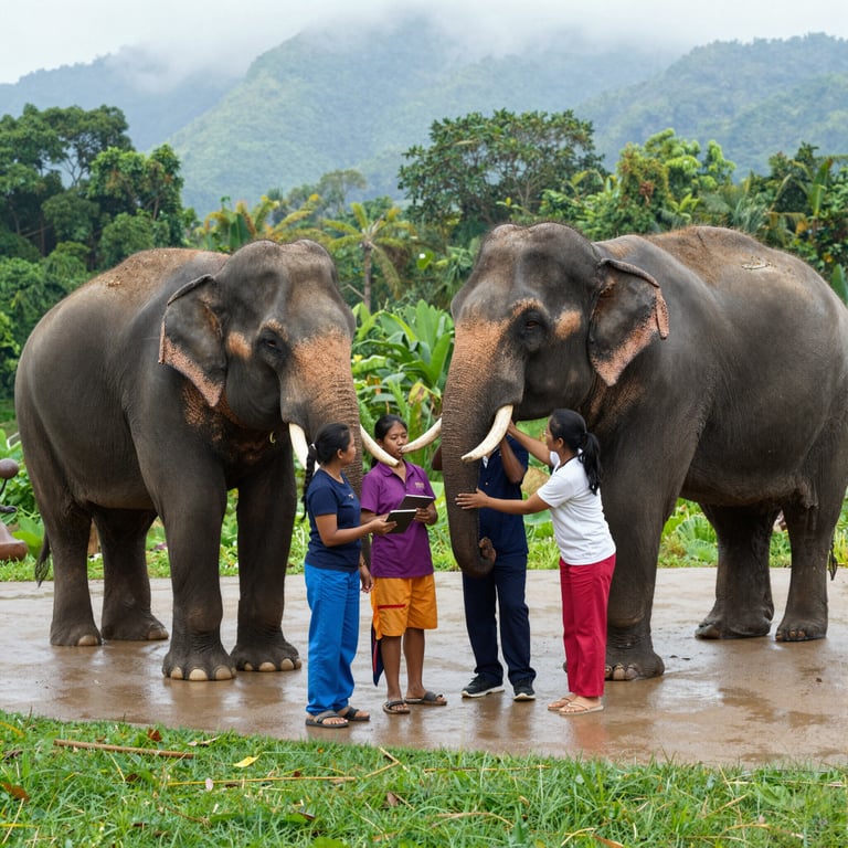 Come Salvaguardare gli Elefanti Asiatici in Thailandia: Missioni di Cura Quotidiana