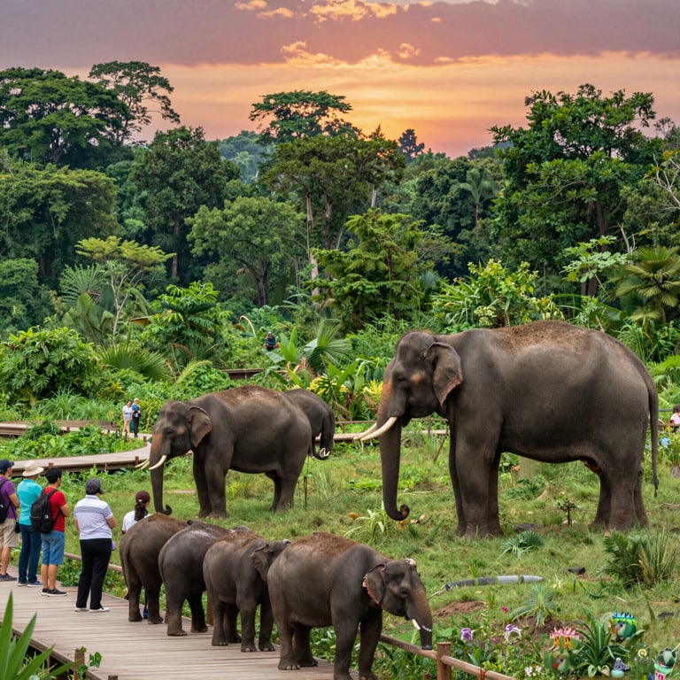 Il Turismo Sostenibile: Un Aiuto Vitale per la Conservazione degli Elefanti Asiatici