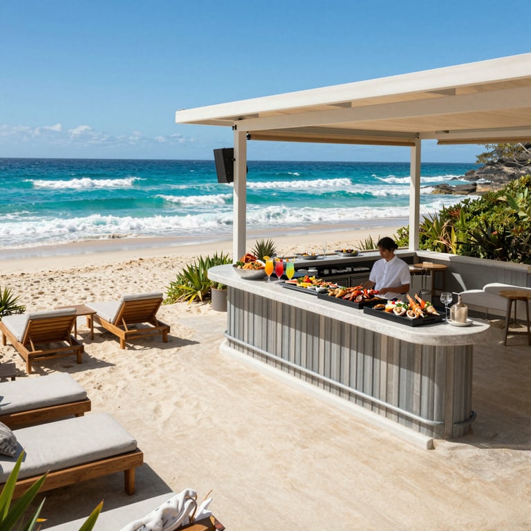 Discover Top Australian Beach Clubs at 12 Rocks with Premier Seafood and Cocktails