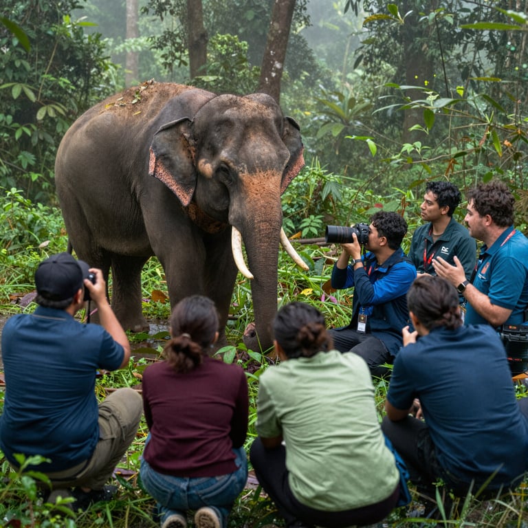 Iniziative globali per salvare gli elefanti forestali rari del Vietnam