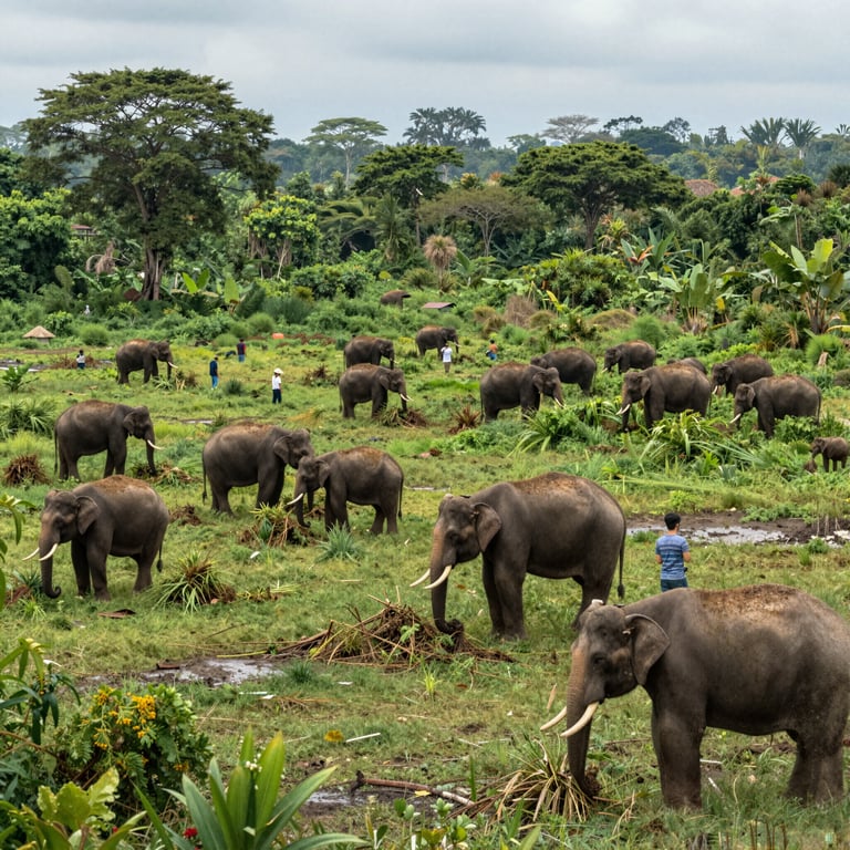 Progetto Indonesiano da Miliardi contro Invasivi Rafforza Politica Conservazione Elefanti