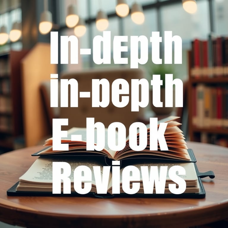 In-depth E-book Reviews