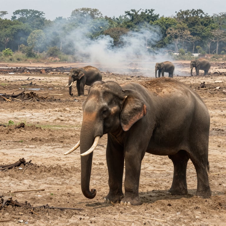 Combattere le Principali Pericoli Ambientali che Minacciano gli Elefanti in Asia