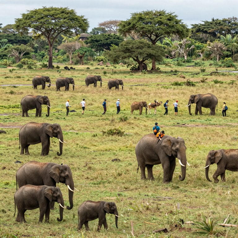 Sforzi Globali per Preservare gli Habitat degli Elefanti e Tutela della Fauna Selvatica
