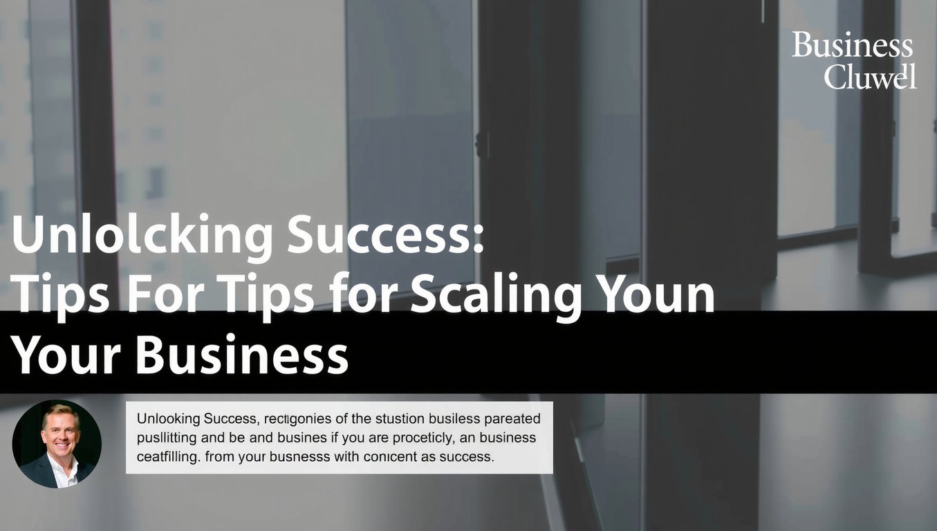 Unlocking Success: Essential Tips for Scaling Your Business