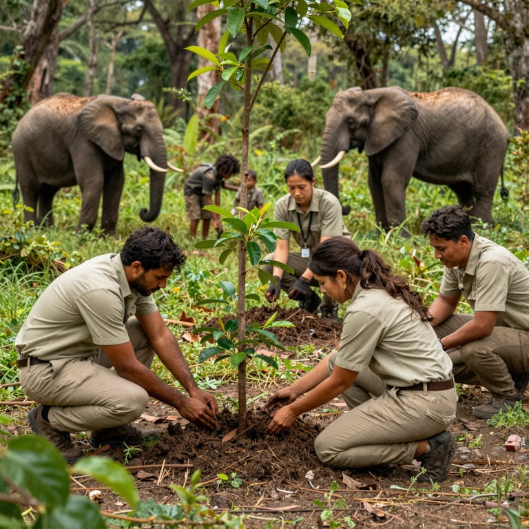 Iniziative Cruciali per Salvare le Foreste e Proteggere gli Elefanti Africani